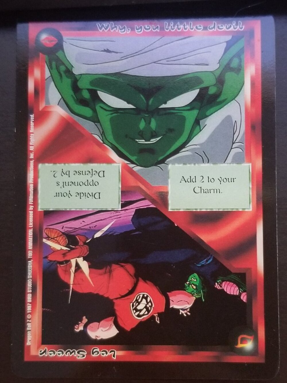 TCG Dragonball Z (Ani-Mayhem) - Why, you little devil / Leg Sweep